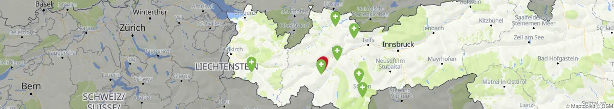 Map view for Pharmacies emergency services nearby Strengen (Municipality, Tirol) (25)